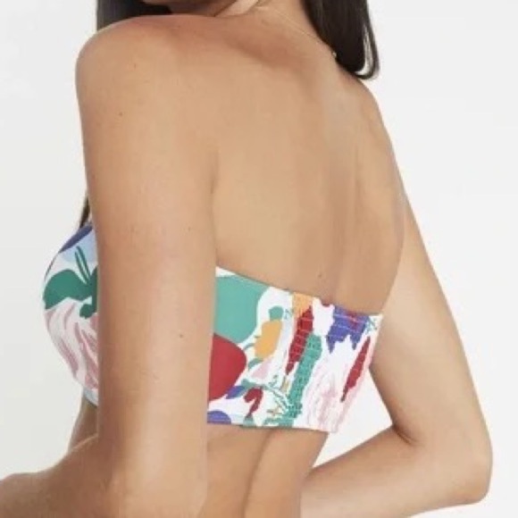 Faithfull the Brand Steffy Bikini Anita Floral Bandeau Top - Picture 2 of 9